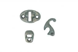 Shutter Fasteners, Raw Unfinished (pair)