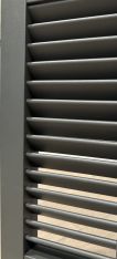 American Storm Rated 2" Louver High Visibility Aluminum Bahama Shutter