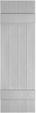 Mid-America 14" Standard Joined Board & Batten Exterior Vinyl Shutters (2 pack)