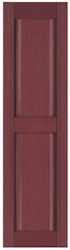 Perfect Shutters 10" Classic Panel Single Wide Exterior Vinyl Shutter (2 pack)