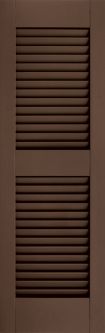 Atlantic Architectural - Louvered Colonial Exterior Shutter (2 pack)