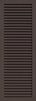 Atlantic Architectural - Bahama Style Shutter without vertical mullion (widths 18-29 inches)